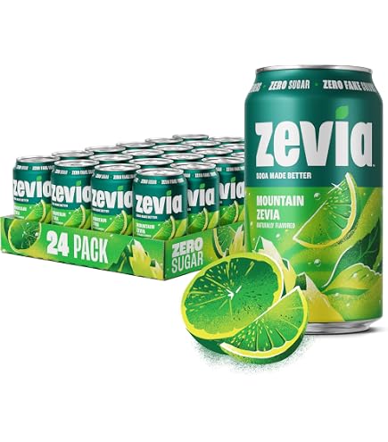 Amazon.com : ZEVIA Diet Mountain Z Soda 6 Pack, 12 FZ : Grocery